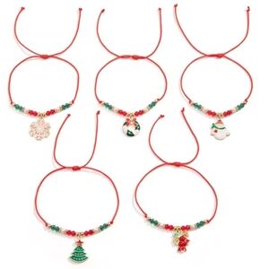 🍒🍒 Christmas Theme Red Charm Bracelet